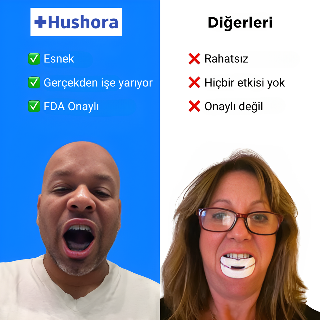 Hushora™ Anti-Horlama Ağız Aparatı