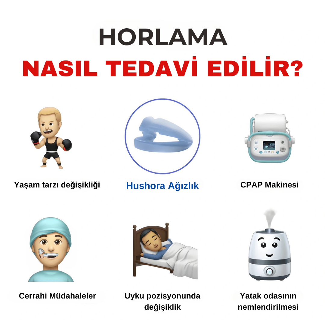 Hushora™ Anti-Horlama Ağız Aparatı