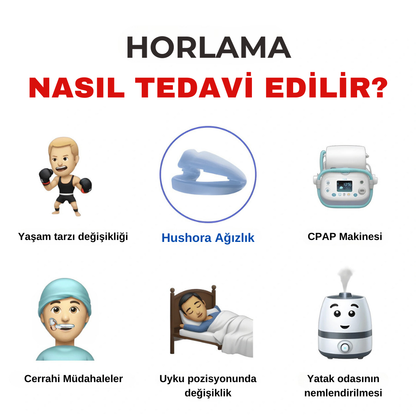 Hushora™ Anti-Horlama Ağız Aparatı